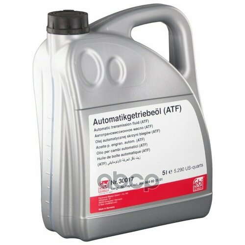 Масло Автотрансмиссионное (Atf) 5 0 Литров Febi арт. 30017