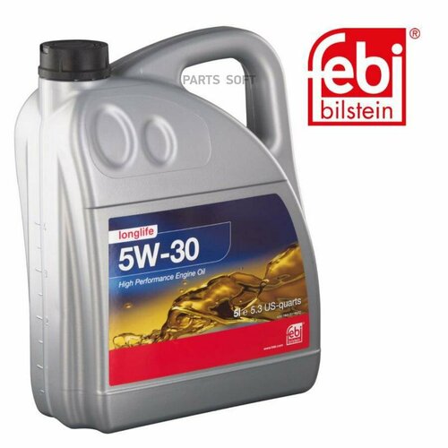 Масло моторное FEBI Longlife 5W-30 5л. FEBI 32943 | цена за 1 шт