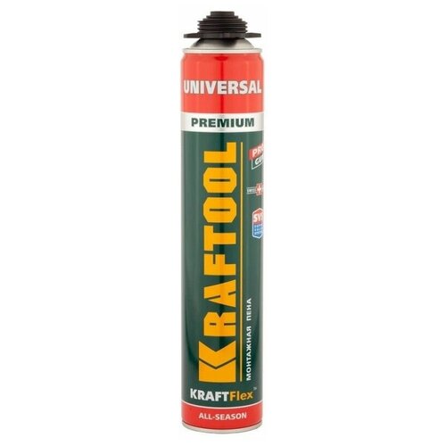 Монтажная пена Kraftool KraftFlex Premium Pro Universal 41182_Z01 750 мл всесезонная