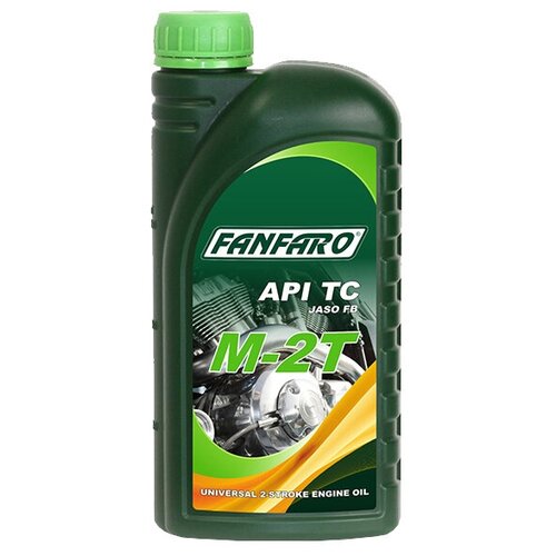 Полусинтетическое моторное масло FANFARO M-2T, 1 л
