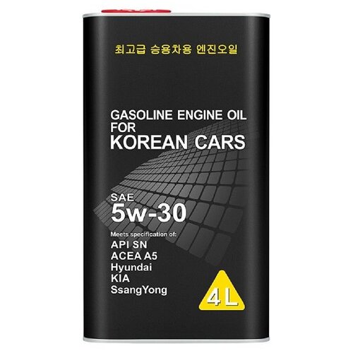 Масло моторное Hyundai Kia 5W-30 4л cинт. ж/б FF6714-4CME-I 05100-00441