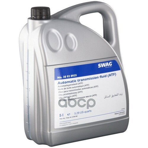 Автотрансмиссионное Масло Atf 5Л Swag арт. 30938935