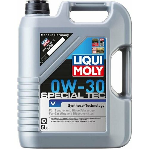 НС-синтетическое моторное масло LiquiMoly Special Tec V 0W30 5 л 2853