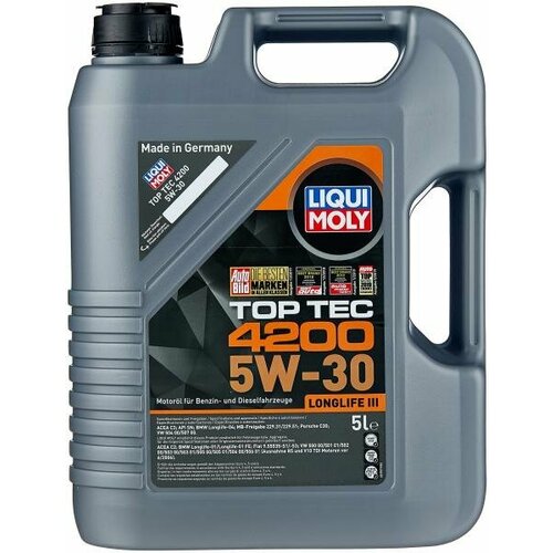 НС-синтетическое моторное масло LiquiMoly Top Tec 4200 5W30 5 л