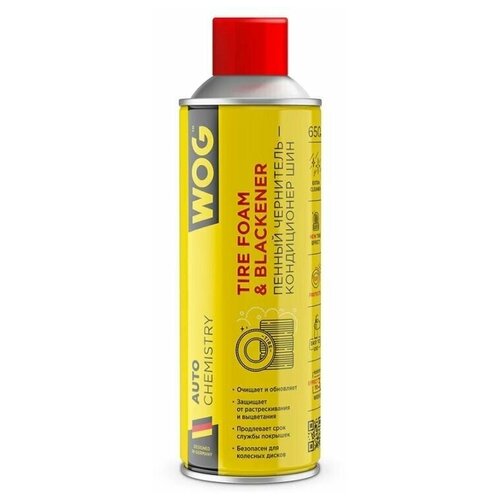 Пенный чернитель -кондиционер шин WOG, 650 мл
