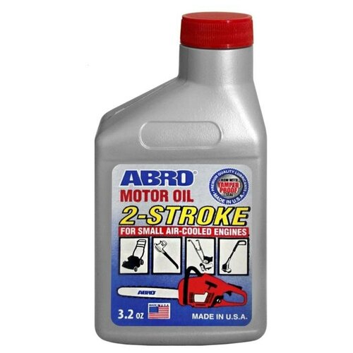 Масло моторное для двухтактных двигателей Премиум ABRO, 95 мл/100 г