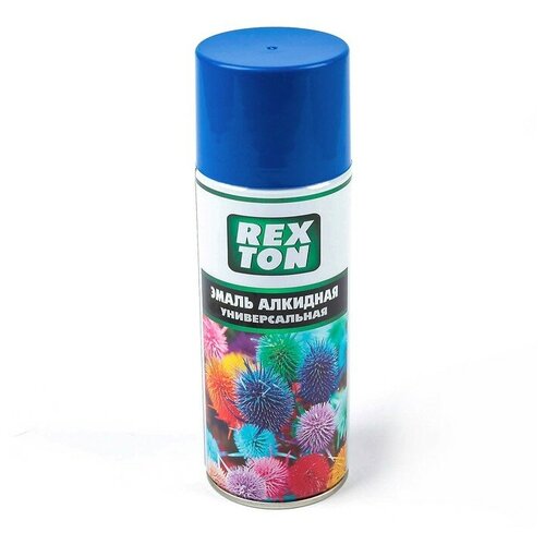 Эмаль алкидная универсальная REXTON, синяя, аэрозоль, 520 мл