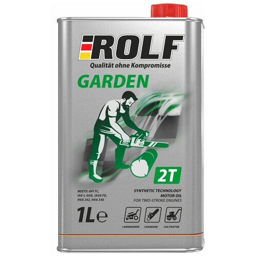 Масло Моторное Для Садовой Техники Rolf 1л Полусинтетика Garden 2т ROLF арт. 322665
