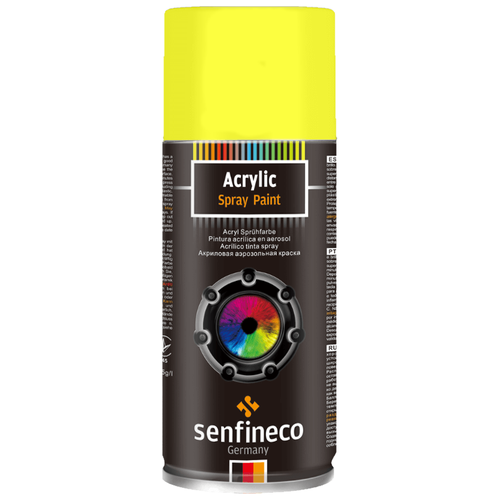 Акриловая аэрозольная краска красный Senfineco Paint Acrylic Pure red 400 мл