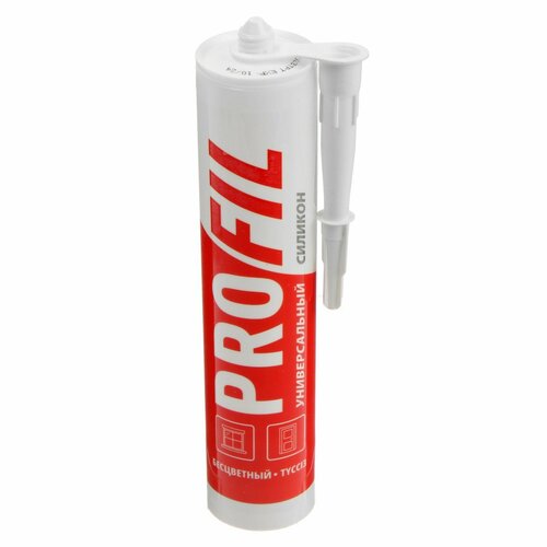Герметик Soudal Profil, силиконовый, универсальный, бесцветный, 270 мл Soudal - 4