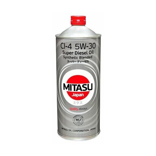 Mitasu Mitasu 5w30 4l Масло Моторное Super Diesel Ci-4 Api Ci-4/Ch-4/Cg-4/Cf Acea А3/B4/E3/E5 Полусинт
