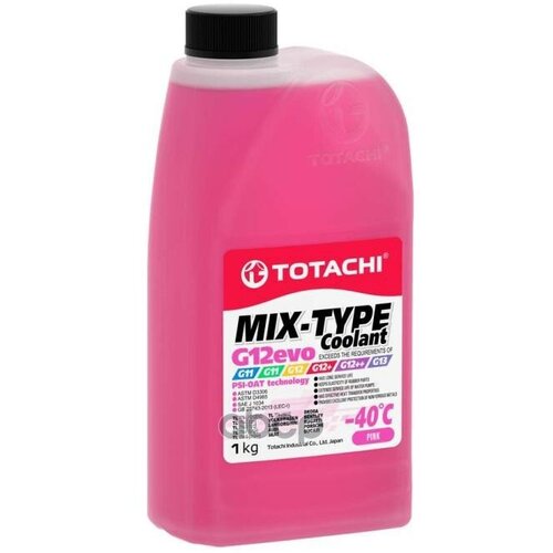 Охлаждающая Жидкость Totachi Mix-Type Coolant Pink -40C G12evo 1Кг TOTACHI арт. 46801