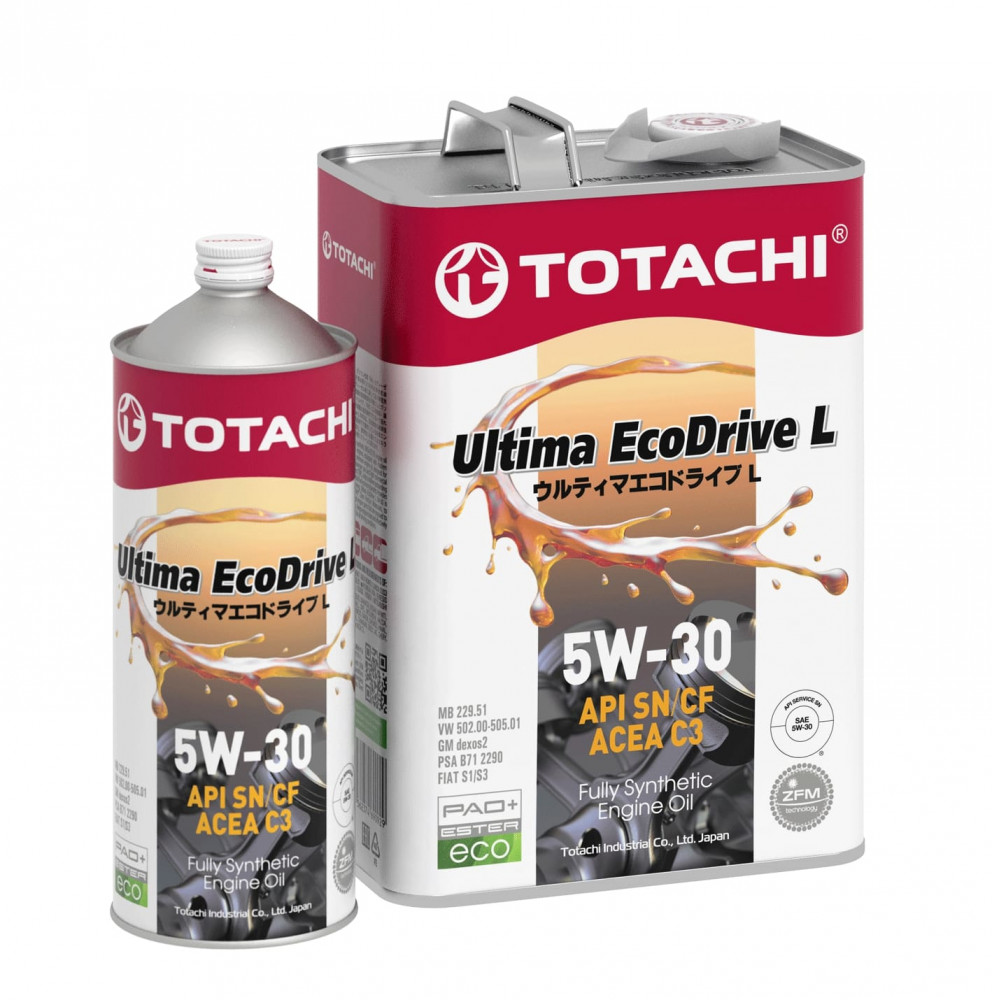 Масло моторное Totachi Ultima EcoDrive L SN/CF синтетическое 5W30 5л