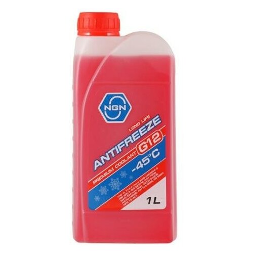 Антифриз готовый раствор g12 -45 красный 1л Ngn V172485640