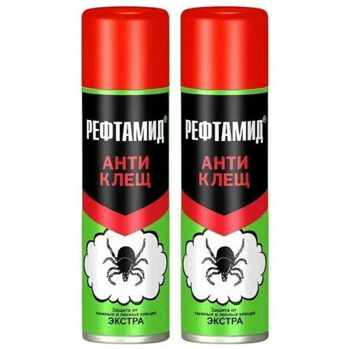 Спрей от клещей Рефтамид Антиклещ аэрозоль от клещей, 147 мл - 2 штуки