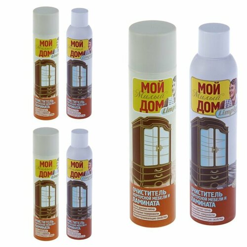 Сибиар Очиститель корпусной мебели и ламината, Мой милый дом, 300 мл, 3 шт