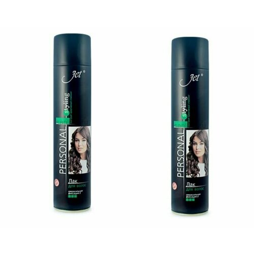 Сибиар Лак для волос Jet, Блеск и Фиксация, сверхсильная фиксация 3, 190 мл - 2 шт