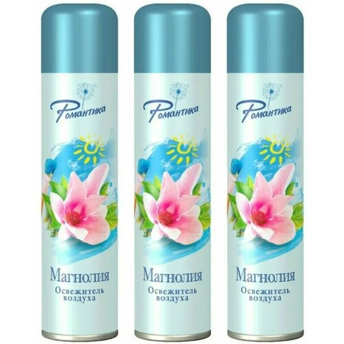 Сибиар Освежитель воздуха Романтика Цветущая магнолия, сухое распыление, 300 мл, 3 шт