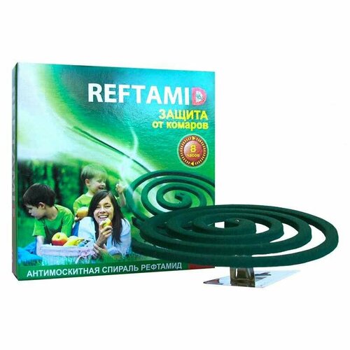 Средство от насекомых рефтамид спирали от комаров 10 шт