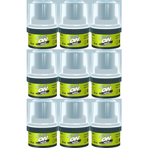 Сибиар Крем для обуви Foot ON, черный, 9 шт.