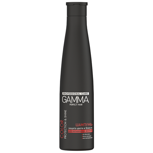 Шампунь для окрашенных волос GAMMA Perfect Hair Защита цвета и блеск, 350 мл