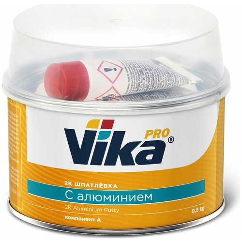 VIKA Шпатлевка PRO, с алюминием, 0.5 кг О01985
