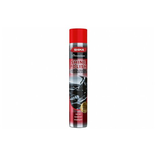 Полироль пластика SHIMA PREMIUM SHINE POLISH лимон, аэрозоль 1000 Ml 4603740920414