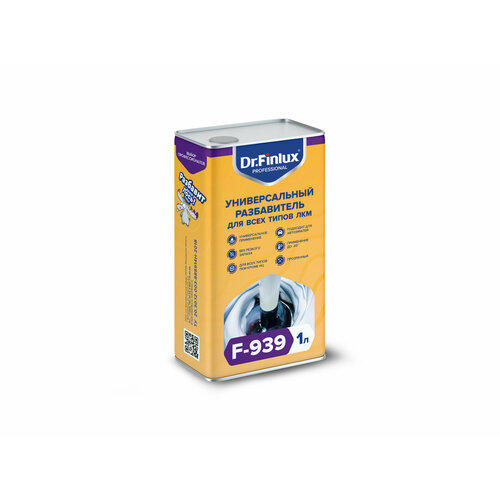 Dr. Finlux F939 универсальный разбавитель (растворитель) для всех типов ЛКМ 1 л