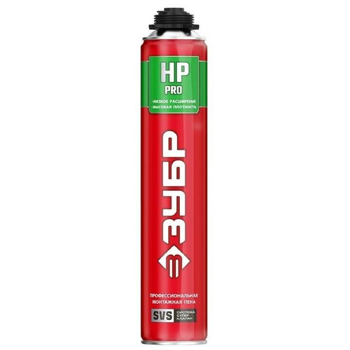 Пена монтажная ЗУБР PRO HP профессиональная, всесезонная (800 мл)