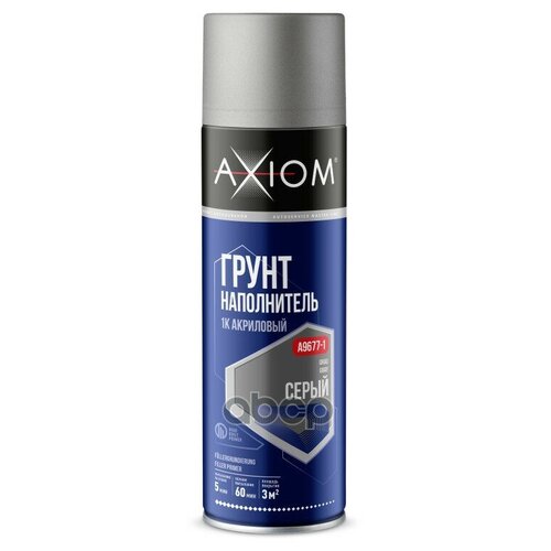 Грунт Напонитель 1к Акриловый Серый 650 Мл Axiom A9677-1 AXIOM арт. A9677-1