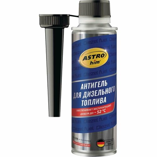 Антигель Astrohim депрессорно-диспергирующая присадка для дизельного топлива на 120 л, жестяной флакон 300 мл арт. AC121
