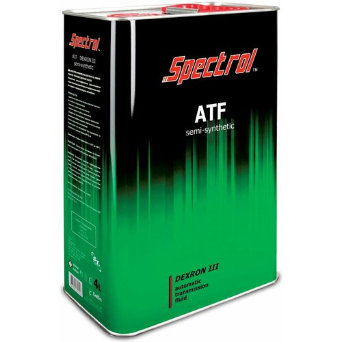 Масло трансмиссионное полусинтетическое Spectrol ATF, Dexron III, 4 л