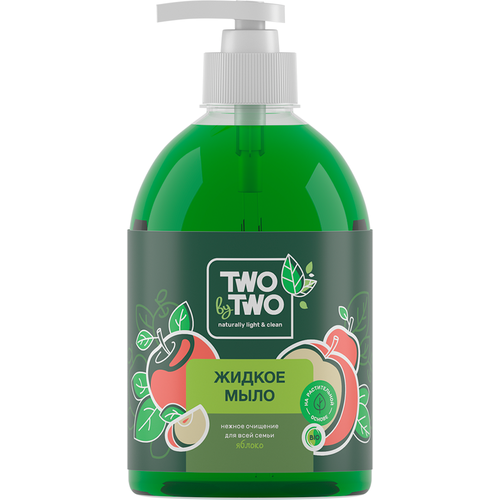Жидкое мыло Яблоко TWO by TWO, 500 мл / 5805