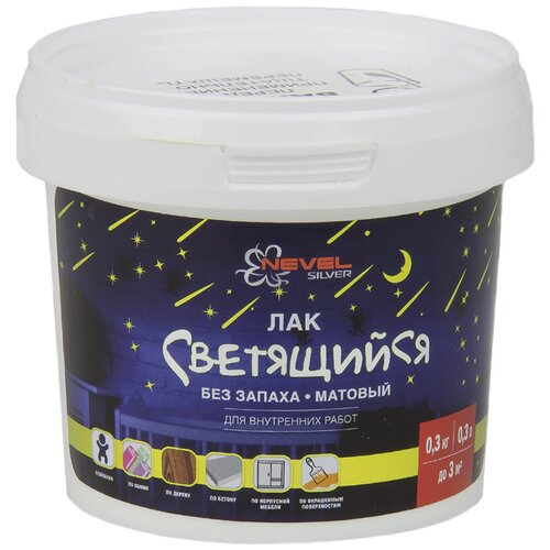 Лак светящийся в темноте 0.3 л