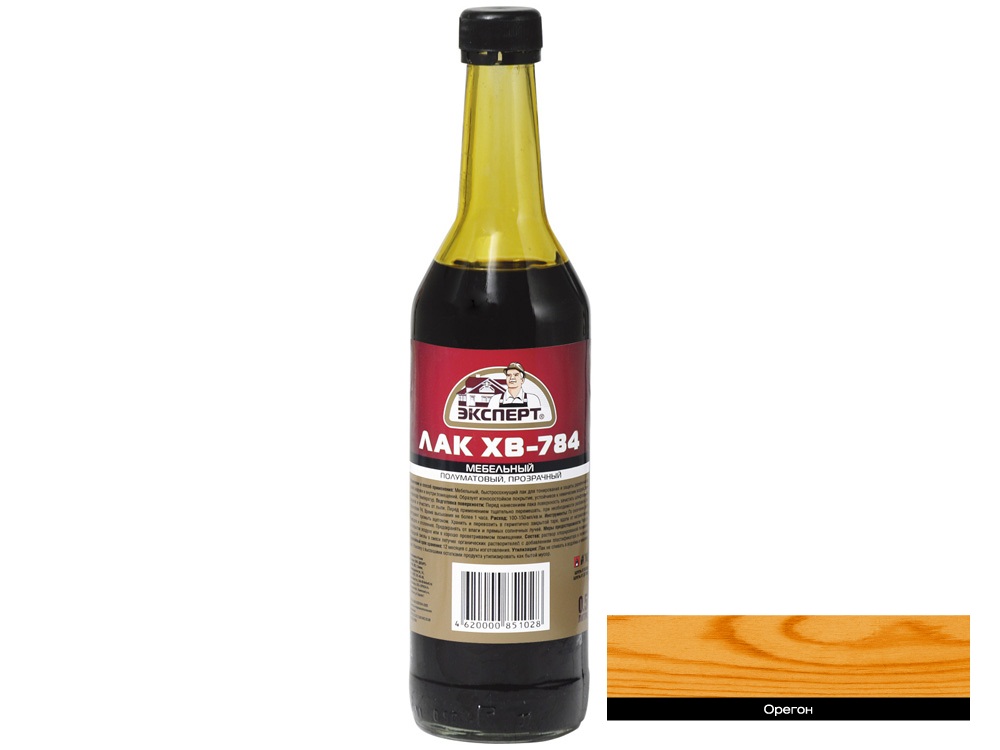 Лак ЭКСПЕРТ ХВ-784 орегон 0,5л