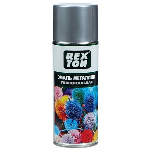 Rexton Эмаль металлик универсальная REXTON, алюминий, аэрозоль 520 мл