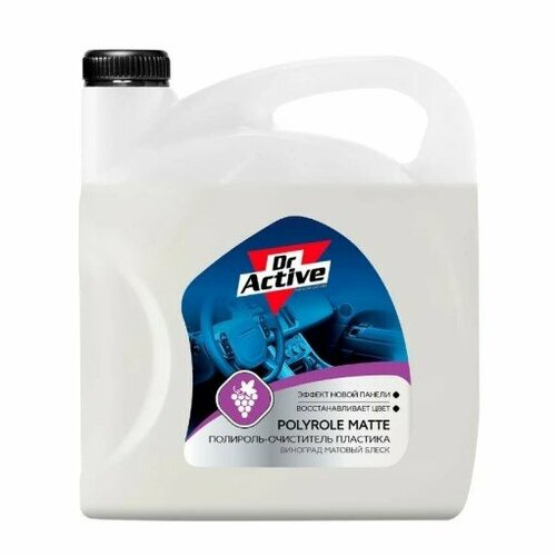 Полироль-очиститель пластика SINTEC Dr.Active Polyrole Matte матовый блеск виноград 5 кг