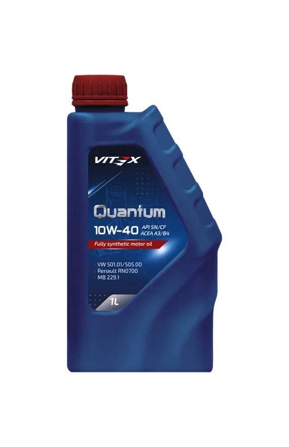 Моторное масло Vitex Quantum 10W40 A3/B4 1л Синтетическое