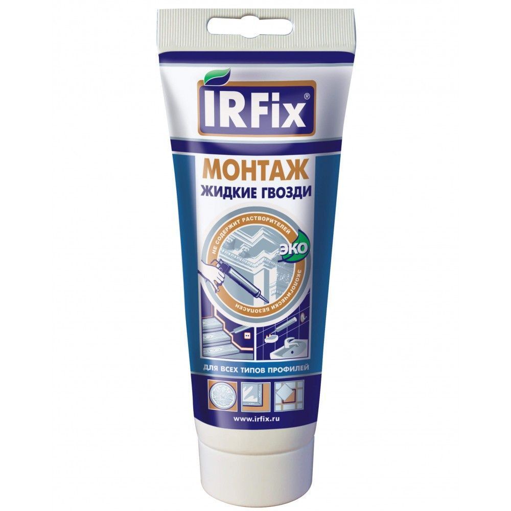 Жидкие гвозди IRFIX МОНТАЖ 250 ml белый