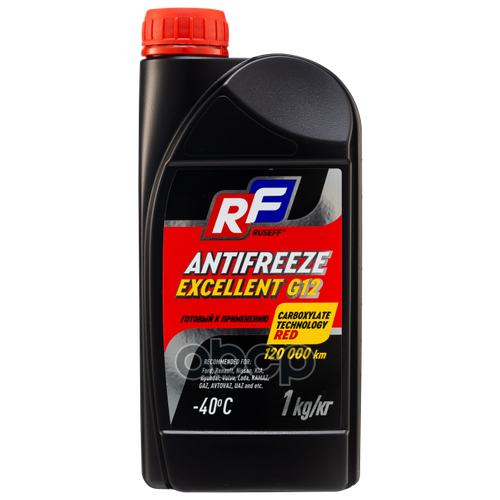 Антифриз Готовый Карбоксилатный Красный Excellent G12 1кг RUSEFF арт. 17357N