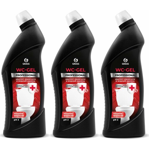 Grass Чистящее средство WC-Gel Professional, 750 мл, 3 шт