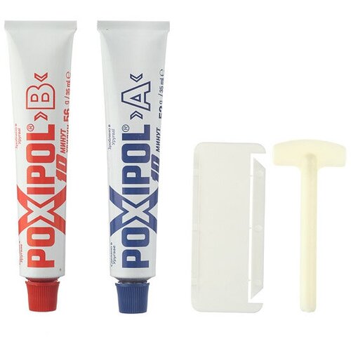 Клей эпоксидный Poxipol серый/металл 70 мл