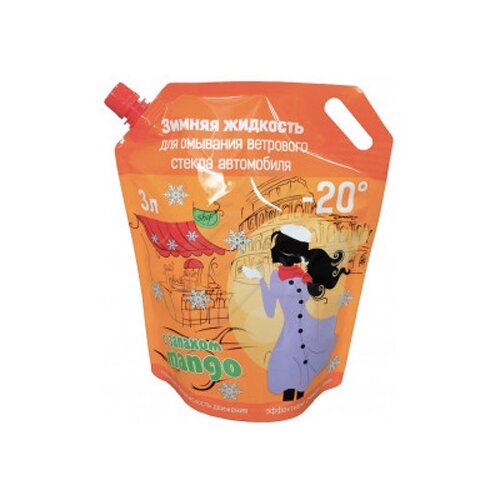 Жидкость для стеклоомывателя Delta Манго до -20°C 3 л