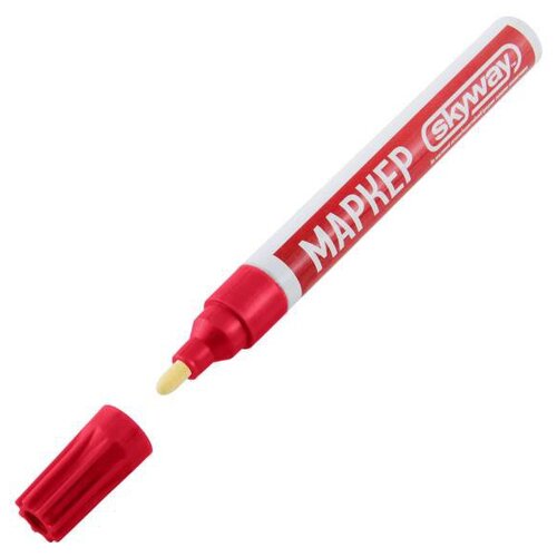 Маркер Skyway Универсальный С Наконечником Из Фетра, Цвет Красный Skyway арт. S03501006