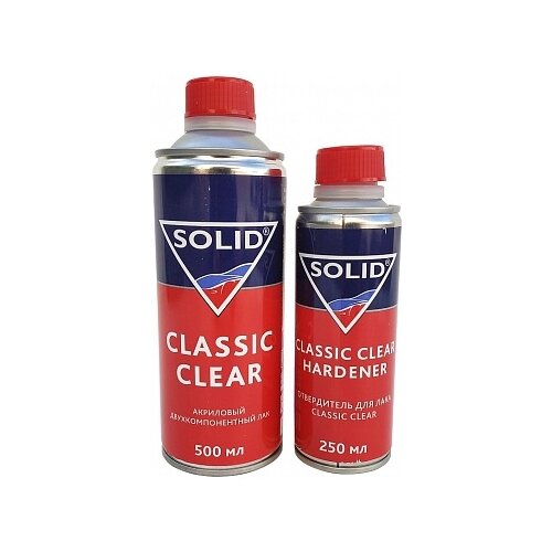 Лак SOLID CLASSIC CLEAR 1000 мл + отвердитель 500 мл
