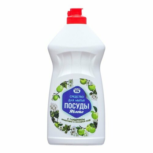 TITAN Средство для мытья посуды TITAN "Яблоко" с глицерином, 500 мл