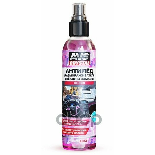 Размораживатель Стёкол И Замков "Антилёд" 250Мл (С Распылителем) AVS арт. A07399S