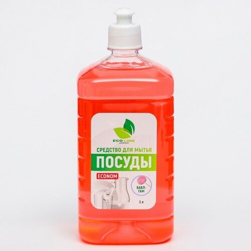Средство для мытья посуды Vita "ECONOM бабл-гам", 1 л (140030)