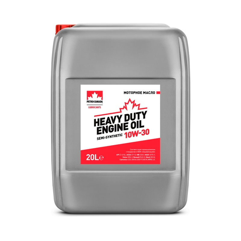 Моторное масло Petro-canada Heavy Duty Engine Oil Semi-Synthetic 10W30 20л
