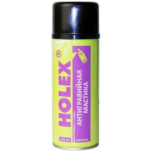 HOLEX HAS4045 Антигравий Holex черный аэрозоль 520 мл HAS-4045